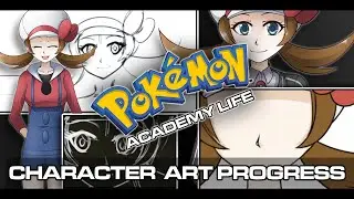 Character Speed Drawing: LYRA (Pok&eacute;mon Academy Life)