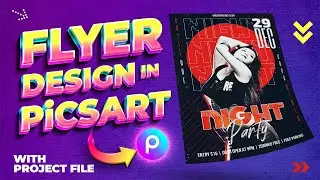 Flyer Design in Android / ISO | Party Flyer Design Tutorial | Like Photoshop