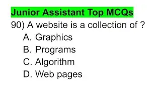 Junior Assistant Top MCQs | By Rohani Sir | Expected Questions For JKSSB Junior Assistant Exam 2026