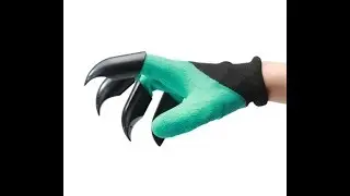 садовые перчатки с когтями garden gloves with claws