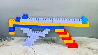 Satisfying Diy Building Blocks Machine Gun/ASMR sound/Block Game/Relaxation#asmr#asmrsounds#diy