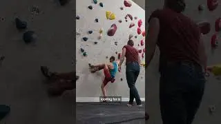 How does blind climber Jesse route-read? 🔎 #LatticeTraining #WeTrainClimbers #ClimbingTraining