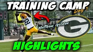 Reacting to Packers Training Camp HIGHLIGHTS | Day 1!!!