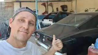 Soldando a 147 e pintando meu opala