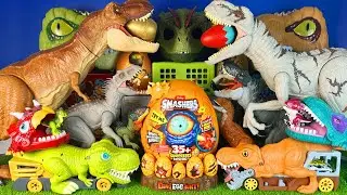 Jurassic World Unboxing Review Asmr Dinosaur T-rex Indoraptor Zuru Egg Triceratops Dino Truck Raptor