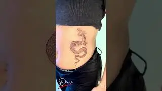 Sweet Snake S&uuml;&szlig;er Schlange Tattoo Girls Body Dimi Old Dragon Ink