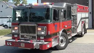 Fairview FD Car 2122 & Engine 174 Responding