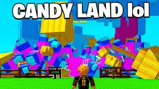 I Created the RAREST CANDY BLOSSOM ONLY Garden in Grow a Garden