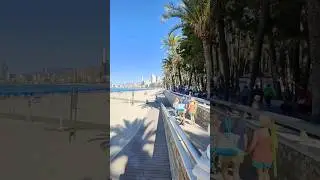 A Beautiful Day At The Poniente Beach Benidorm #benidorm #alicante #costablanca #spain
