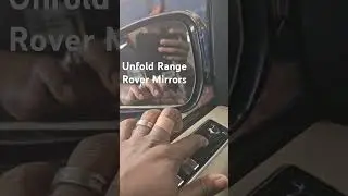 Как разложить зеркала Range Rover Sport #rangerover #mirror