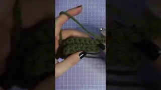 Front Loop Only Single Crochet Tutorial for Beginners (2022) #shorts