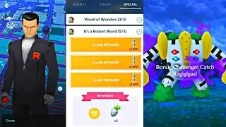 Defeating Giovanni & catching Shadow Regigigas Pokemon Go | Giovanni Special Research Rewards