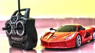 Red Ferrari 812 - Unbox Test & Drive On Floor | High Speed Ferrari RC Car | Cheapest RC Cars