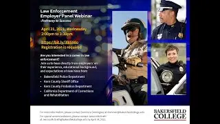 Law Enforcement Employer Panel Webinar 2021