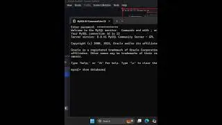 Access All MySQL Databases Using Command Line  || How to Show Databases in MySQL Using Terminal