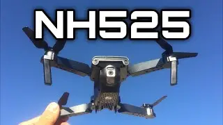 Обзор и полеты складного Wi-Fi квадрокоптера Neheme NH525 для начинающих радиоуправляемых моделей