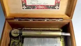 Swiss Music Box 72 Key 4 SONGS