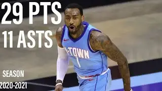John Wall 29 Pts 11 Asts vs Wizard 2020-2021