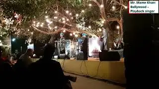 Anchor In Mumbai Nikita Rana anchoring for Mr. Mame Khan: Bollywood &ndash; Playback singer