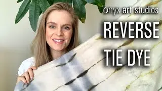 How to Reverse Tie Dye with White Bright | Onyx Art Studios