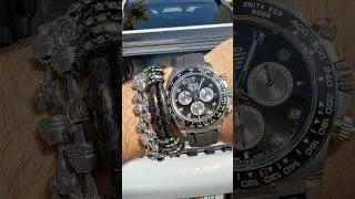 Rolex Daytona Oysterflex in 18k White Gold with Diamond Dial  126519LN & StingHD Bracelet Setup