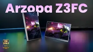 Arzopa Z3FC Unboxed: 2.5K 180Hz Portable Productivity & Gaming Monitor!