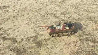 RC 1/16th scratch built  E-100 battle video