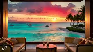 Beach Jazz Cafe Music ☀️ Romantic Jazz Lounge Music Happy Summer Jazz Cafe Music Relax (no ads)