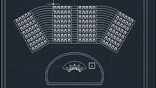 Drawing a conference room in AUTOCAD