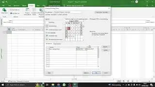 cara setting project dan menentukan kalender kerja dalam microsoft project