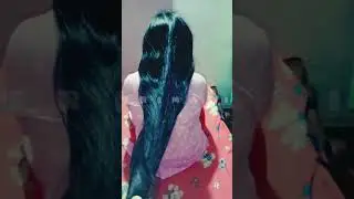 Silky black long hair play//beautyful long hair//bengali long hair play||