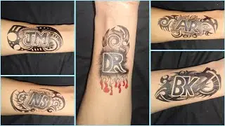JM, AR, DR, NS, BK Letter Tattoo videos 