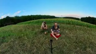 #Handpan #Voice #360&deg; VR David Lesage Feat Malina Kaya Somewhere in Hungary
