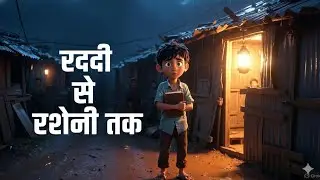 💡 रद्दी की दीवार और ख्वाबों की उड़ान| Hindi Moral Story #CreatingToons1 #HindiKahaniya #SuccessStory