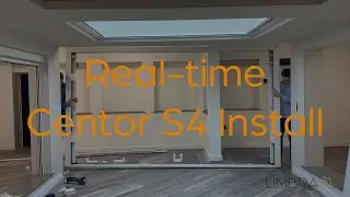 How long does it take to lift a Centor S4 into the recess?