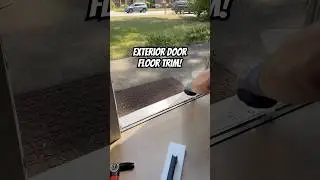 Great way to finish LVP at an exterior door! #flooring #lvpfloors #qualityflooring #floorcovering