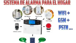 Sistema de alarma para el hogar WiFi  GSM PSTN