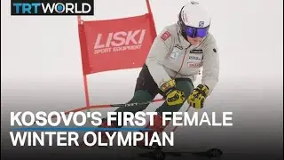 Kiana Kryeziu becomes first female Kosovar athlete at Winter Games