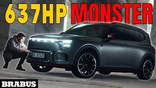 637HP BRABUS Electric SUV Is Faster Than You Think