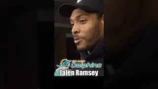 Jalen Ramsey Interview Post Game Vs Commanders Miami Dolphins Football #shorts