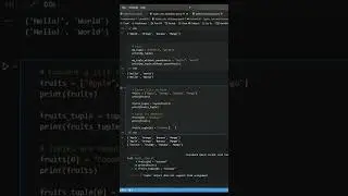 #Tuples are #immutable in #python #pythonprogramming #pythonforbeginners #pythontutorial