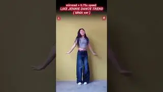 《 TUTORIAL 》' Like JENNIE ' MMA ver. | Dance Trend @jennierubyjane 《MIRRORED》#likejennie #jennie