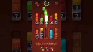 Colorwood Sort Puzzle Game - Level 18 Hard gameplay logic puzzle brain color sort game walkthrough
