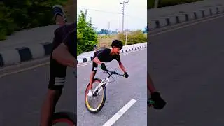 New cycle stunt video 😱💥#subscribe #mtbfreestyle