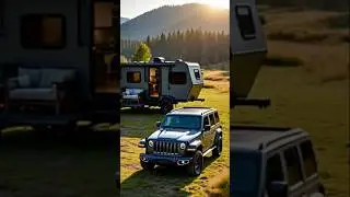 Jeep Camper Trailer Tour 2025 🚙✨ | Tiny House on Wheels for Camping Lifestyle