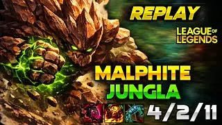 Malphite Jungla Carry | Full Replay | League of Legends