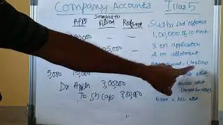 V019. Company Accounts. Illustration 5.  Issue of shares. Plus1 Plus2 English medium in Tamil