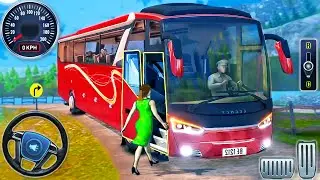 Real Uphill Bus Driving - Offroad Bus Drive Transport Simulator 3D - Android GamePlay