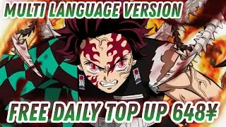 Demon Slayer Journey - Free Daily Top up 648&yen; + Equipment Orange + Ticket Gacha & Discount 90%