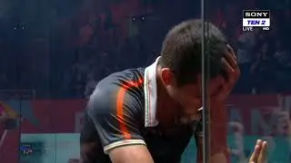 Sourav Ghosal is crying as he is won for the bronze medal in Men's Singles @SonyLIV #viral